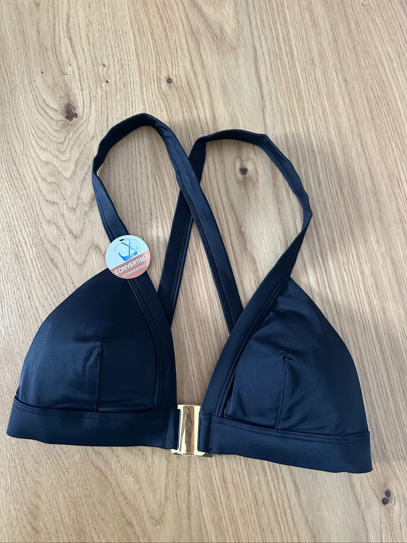 Sujetador bikini negro mujer talla XS Dorina nuevo 